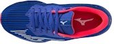 Lookbook (W) Mizuno Wave Shadow 4 'Biru Pink Putih' J1GD203001