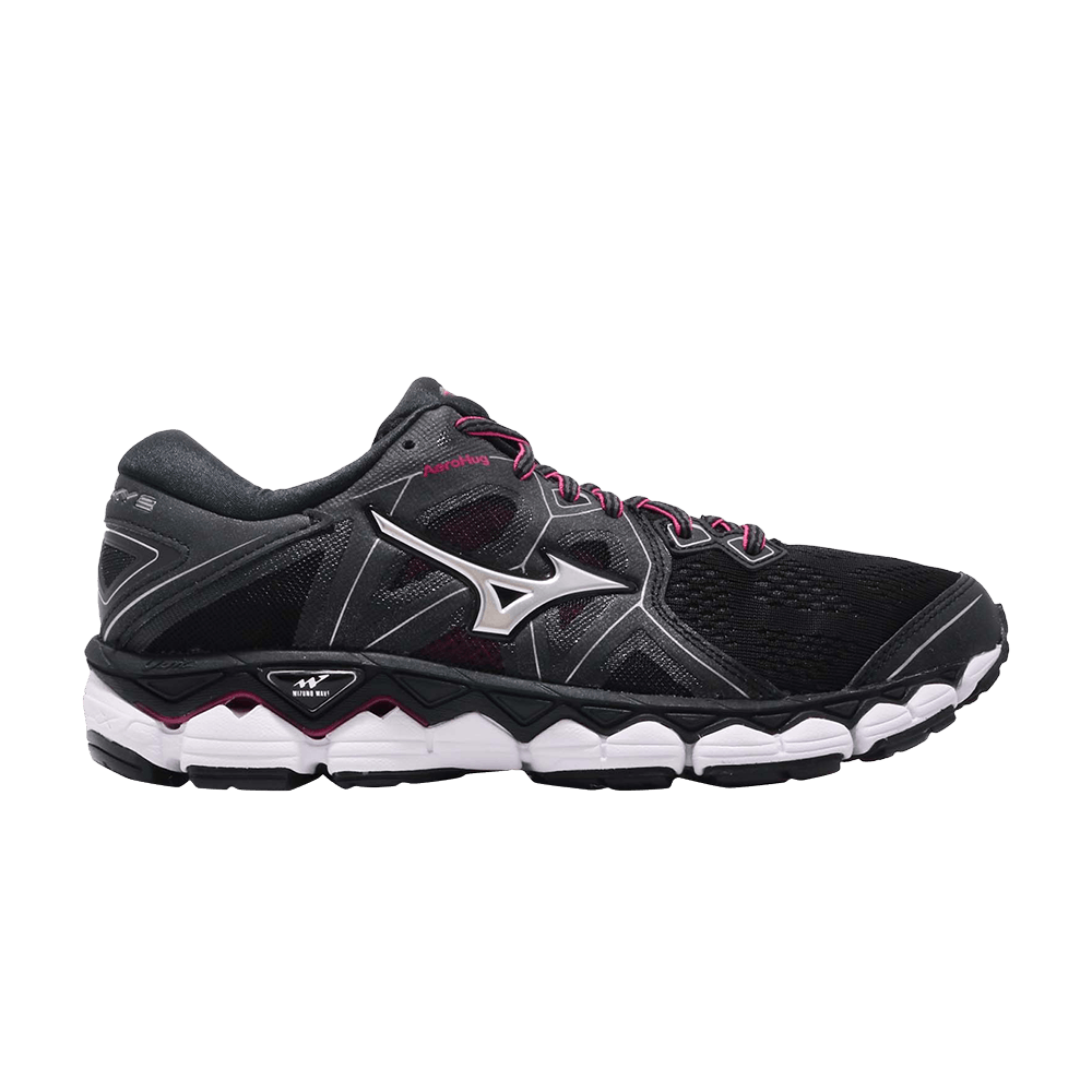 (Women) Mizuno Wave Sky 2 'Black'  J1GD180243