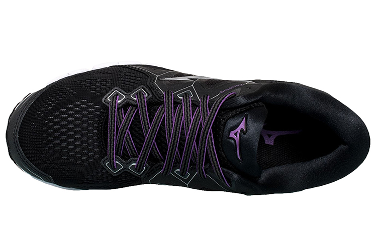 (W) Mizuno Wave Sky 2 Cozy Wear-resistant Black White 圖 3