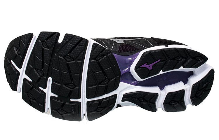 Shop (Women) Mizuno Wave Sky 2 Cozy Wear-resistant Black White J1GD181246