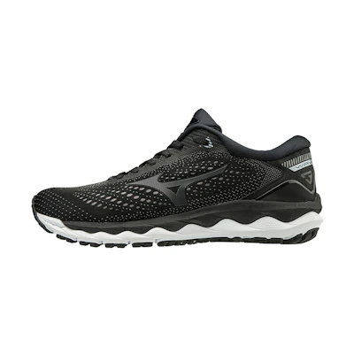 (W) Mizuno Wave Sky 3 'Black'