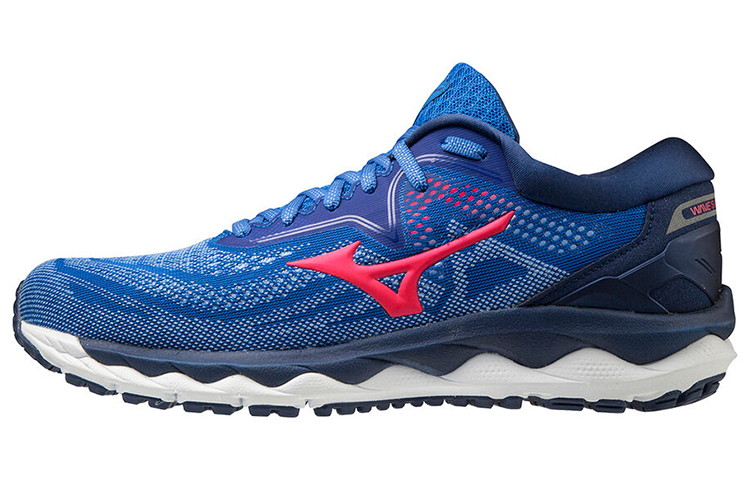 (Women) Mizuno Wave Sky 4 'Blue Red' J1GD200262