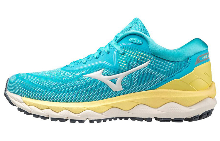 (Women) Mizuno Wave Sky 4 'Blue Yellow' J1GD200205