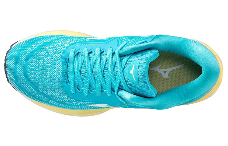 Lookbook (Women) Mizuno Wave Sky 4 'Blue Yellow' J1GD200205