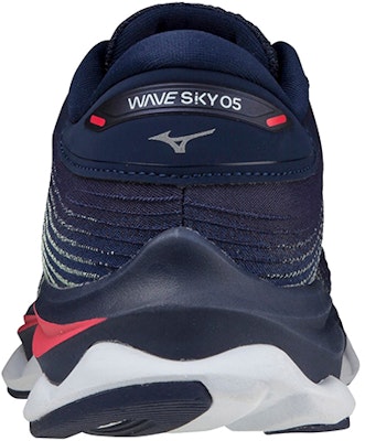 美津濃 Wave Sky 5 緩震 低幫 跑步鞋 女款 藍色 Shop 美津濃 Wave Sky 5 緩震 低幫 跑步鞋 女款 藍色