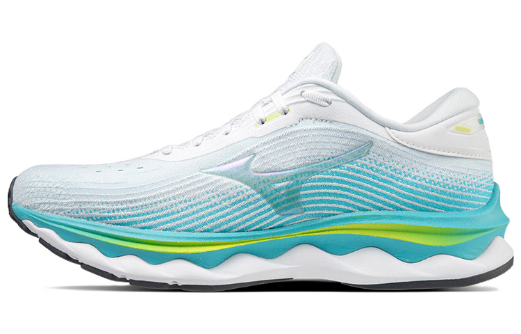 (Women) Mizuno Wave Sky 5 'White Blue Curacao'  J1GD210200
