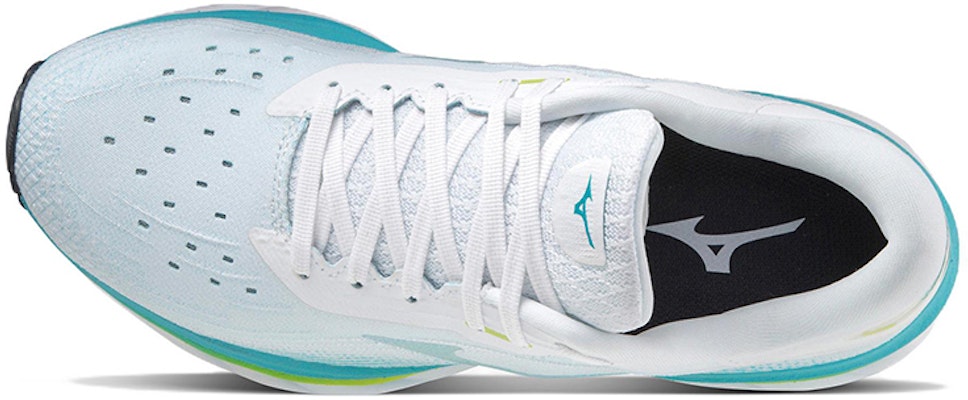 (Women) Mizuno Wave Sky 5 'White Blue Curacao' J1GD210200 Lookbook (Women) Mizuno Wave Sky 5 'White Blue Curacao' J1GD210200