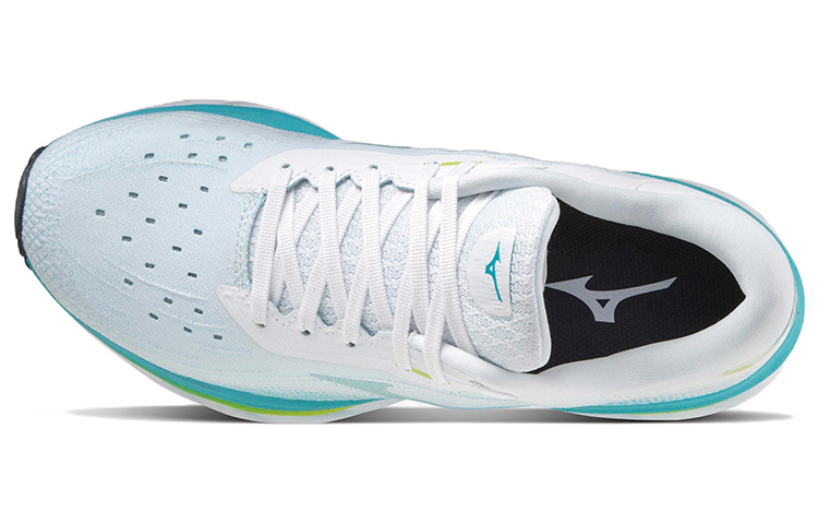 Lookbook (W) Mizuno Wave Sky 5 ''Weiß Blau Curacao'' J1GD210200