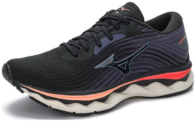 (Women) Mizuno Wave Sky 6 'Black Grey' J1GC220222 Order (Women) Mizuno Wave Sky 6 'Black Grey' J1GC220222