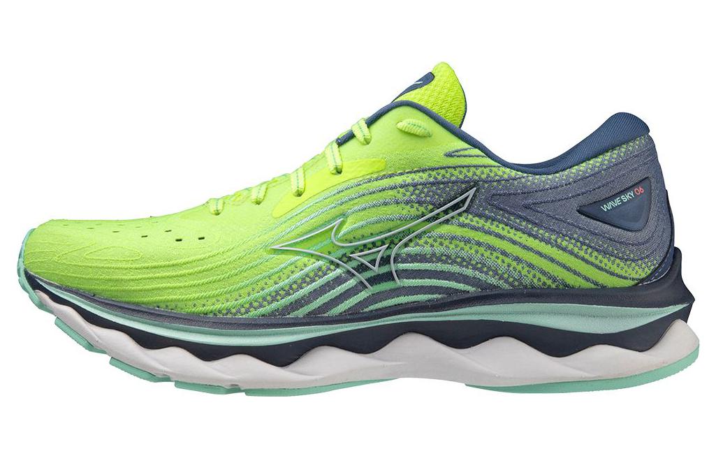 Buy Mizuno Wave Sky 6 低筒 跑步鞋 女式 綠灰