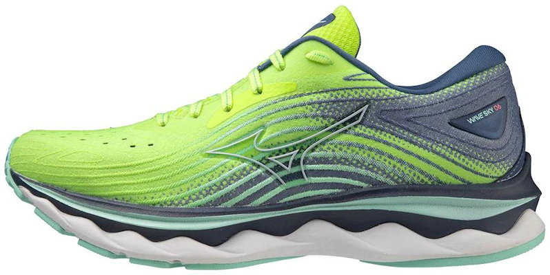 Mizuno Wave Sky 6 低筒 跑步鞋 女式 綠灰 Buy Mizuno Wave Sky 6 低筒 跑步鞋 女式 綠灰