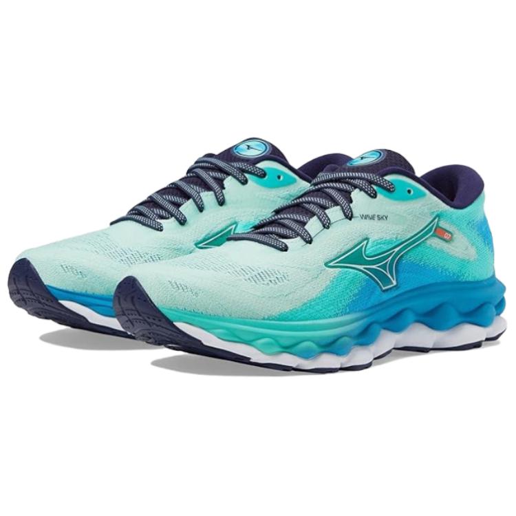 Lookbook (Women) Mizuno Wave Sky 7 'Beveled Glass White' 411413-4C00