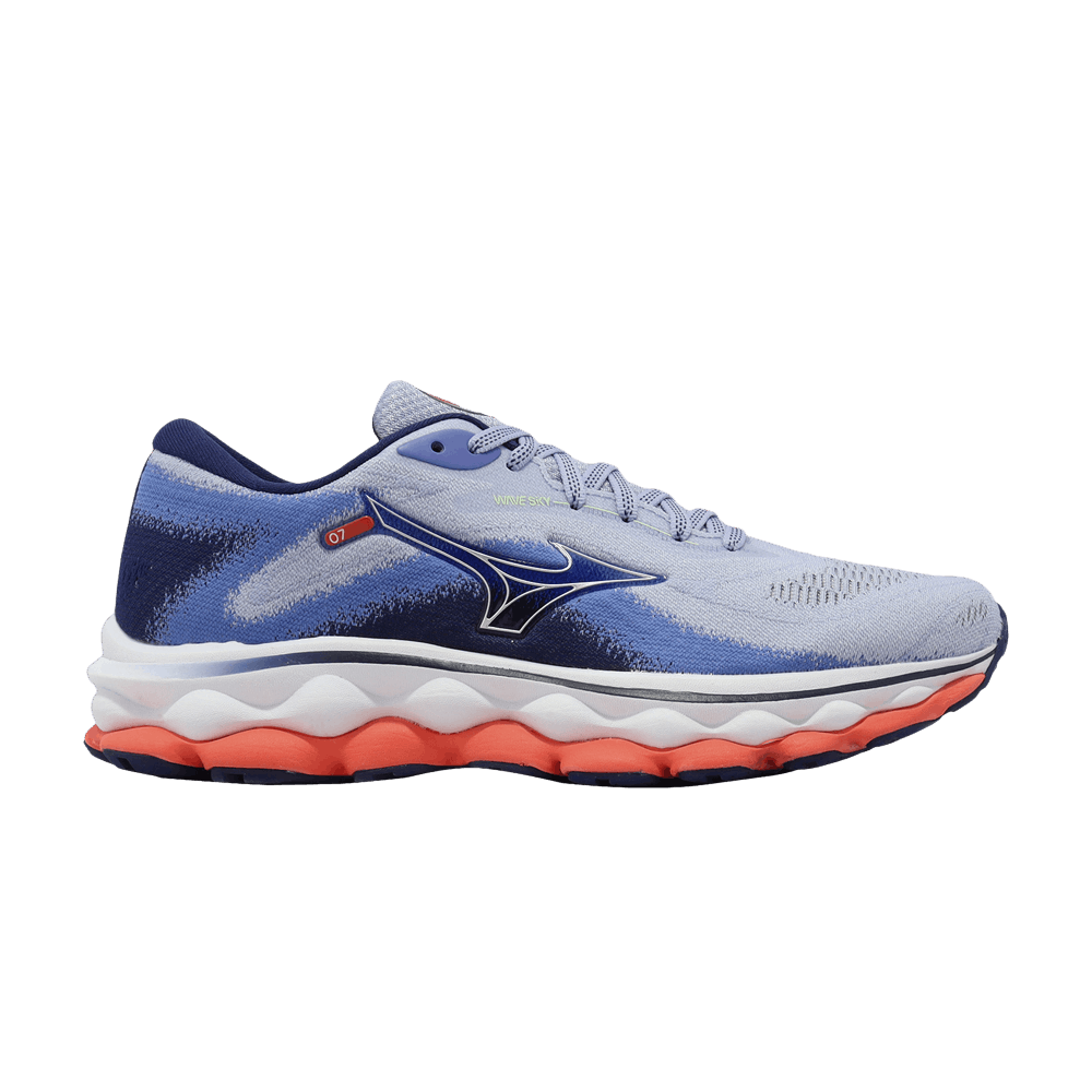 (Women) Mizuno Wave Sky 7 'Blue Heron'  J1GD230224