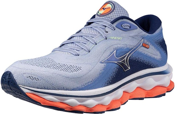 (Women) Mizuno Wave Sky 7 'Blue Heron Silver' 411413-6Q73 Lookbook (Women) Mizuno Wave Sky 7 'Blue Heron Silver' 411413-6Q73