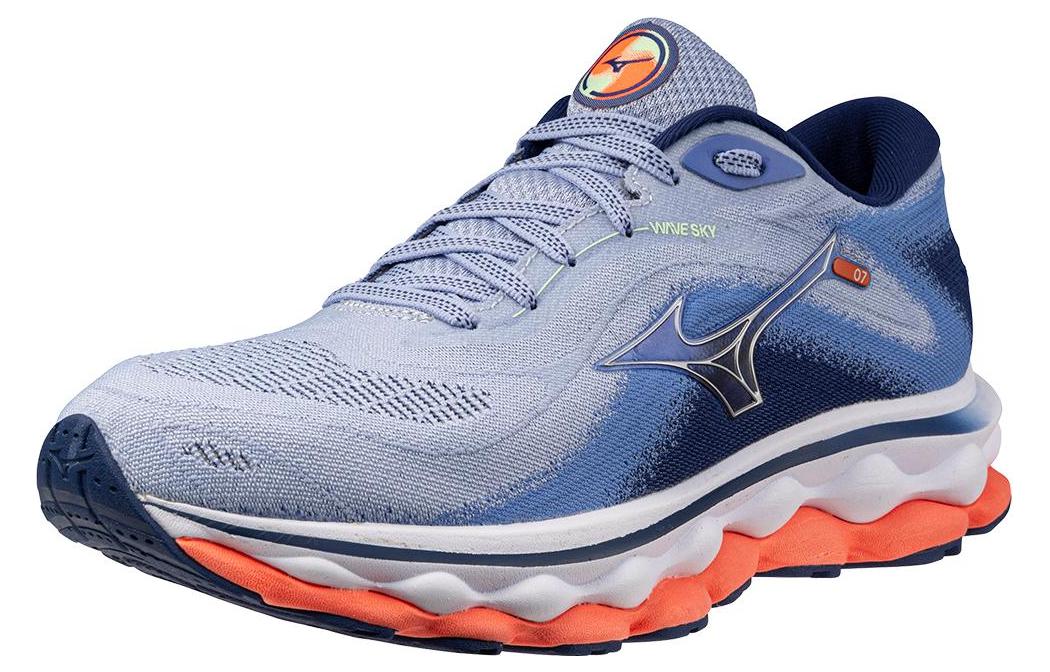 Lookbook (Women) Mizuno Wave Sky 7 'Blue Heron Silver' 411413-6Q73