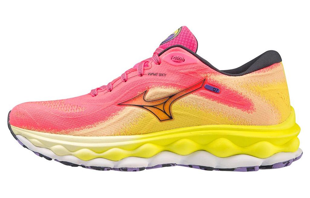 (Women) Mizuno Wave Sky 7 'High Vis Pink' 411413-1VRE