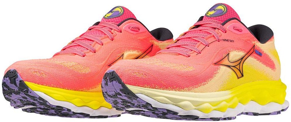 (Women) Mizuno Wave Sky 7 'High Vis Pink' 411413-1VRE Shop (Women) Mizuno Wave Sky 7 'High Vis Pink' 411413-1VRE