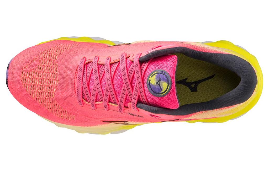 Details for (Women) Mizuno Wave Sky 7 'High Vis Pink' 411413-1VRE