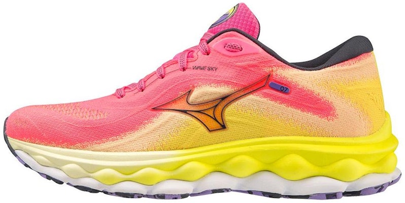 (Women) Mizuno Wave Sky 7 'High Vis Pink' 411413-1VRE Buy (Women) Mizuno Wave Sky 7 'High Vis Pink' 411413-1VRE