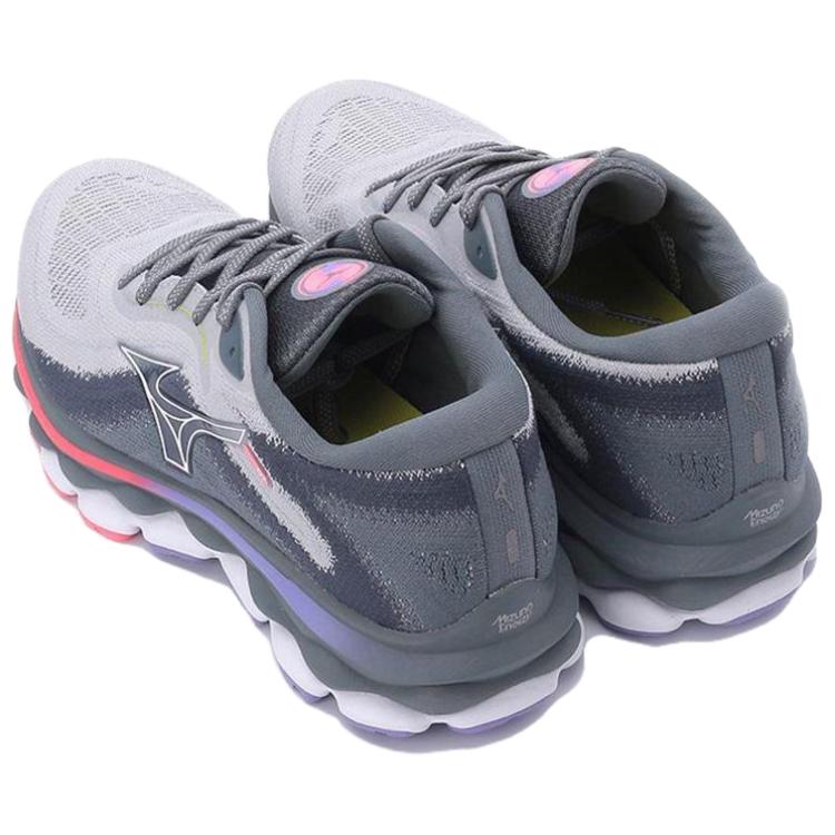 Shop (W) Mizuno Wave Sky 7 Super Wide ''Blu Perla Rosa Alta Visibilità'' J1GD231221