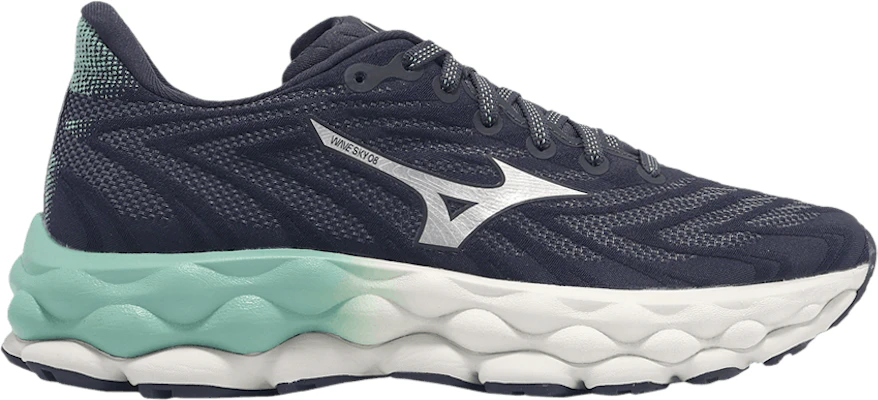 (Women) Mizuno Wave Sky 8 'India Ink Dusty Jade Green' J1GD240225 Buy (Women) Mizuno Wave Sky 8 'India Ink Dusty Jade Green' J1GD240225