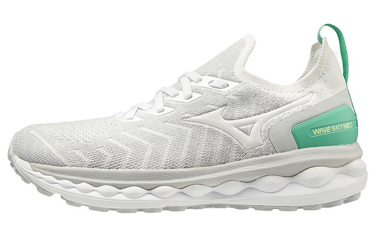 (Women) Mizuno Wave Sky Neo 'White Green' J1GD203401