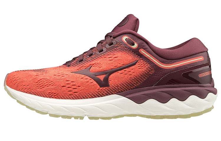 (Women) Mizuno Wave Skyrise 1 'Red Low-Top Running' J1GD200969