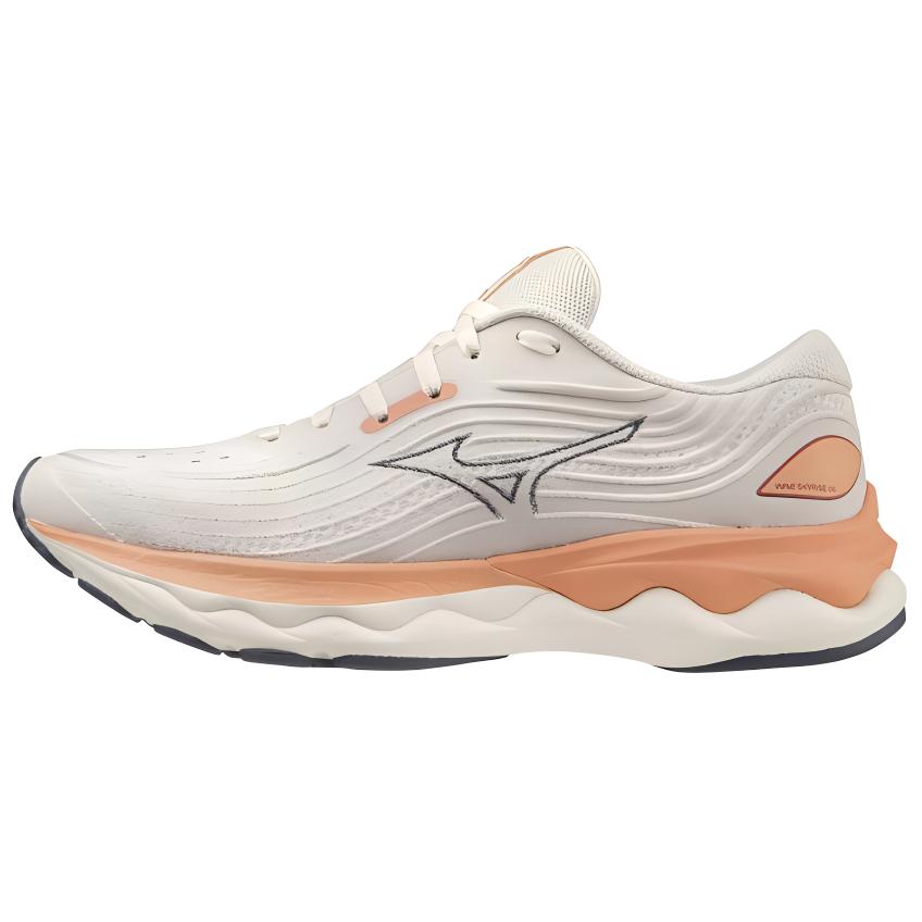 (Women) Mizuno Wave Skyrise 4 'Salt White Coral Reef'  J1GD230972