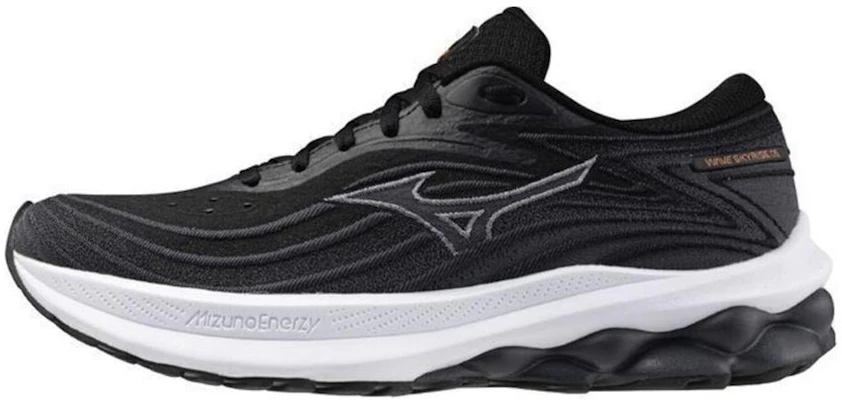 (W) Mizuno Wave Skyrise 5 'Hitam Putih Nasturtium' J1GD240924 Details for (W) Mizuno Wave Skyrise 5 'Hitam Putih Nasturtium' J1GD240924