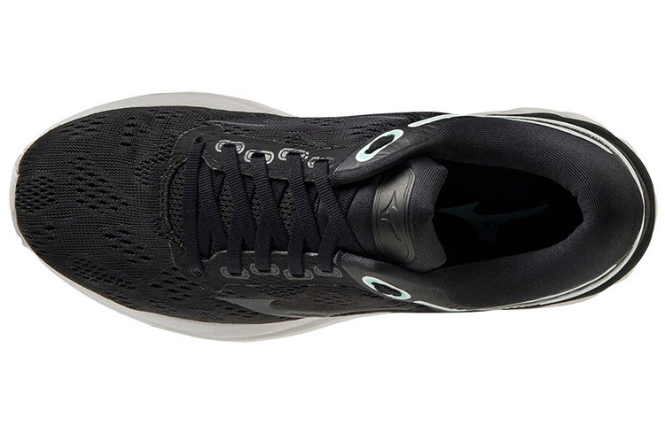 Lookbook (W) Mizuno Wave Skyrise ''Zwart Wit'' J1GD200910
