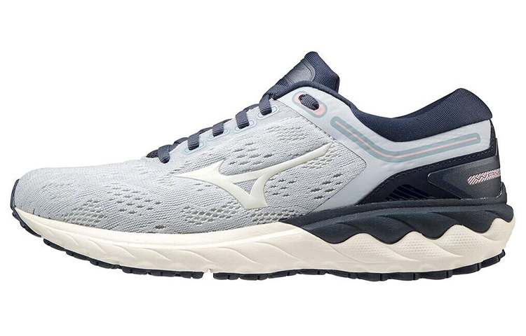 (Women) Mizuno Wave Skyrise 'Grey Blue White' J1GD200914
