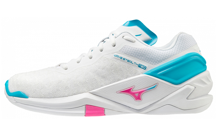 (Women) Mizuno Wave Stealth Neo 'White Blue' X1GB200060