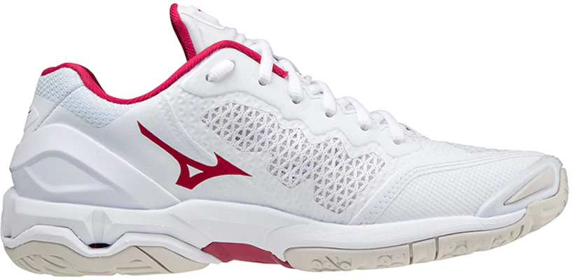 (Women) Mizuno Wave Stealth V 'White Red' X1GB180066 Order (Women) Mizuno Wave Stealth V 'White Red' X1GB180066