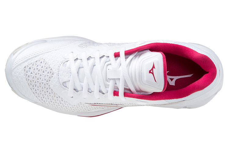 Lookbook (Women) Mizuno Wave Stealth V 'White Red' X1GB180066