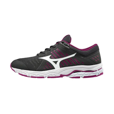 (W) Mizuno Wave Stream 'Black White Purple'