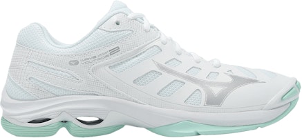 (Women) Mizuno Wave Voltage 2 'White Blue Tint' V1GC246045 (Women) Mizuno Wave Voltage 2 'White Blue Tint' V1GC246045