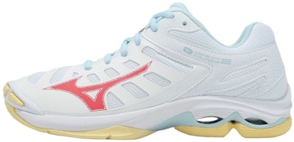 (Women) Mizuno Wave Voltage 2 'White Calypso Coral' V1GC246030 (Women) Mizuno Wave Voltage 2 'White Calypso Coral' V1GC246030