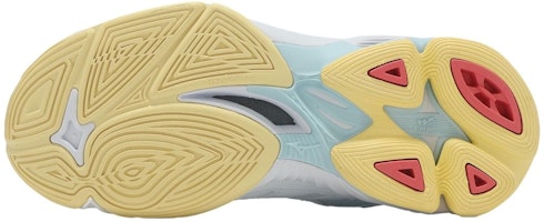 (W) Mizuno Wave Voltage 2 ''Putih Calypso Coral'' V1GC246030 Shop (W) Mizuno Wave Voltage 2 ''Putih Calypso Coral'' V1GC246030