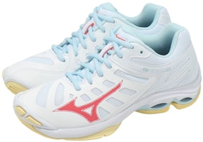 (W) Mizuno Wave Voltage 2 ''Putih Calypso Coral'' V1GC246030 Purchase (W) Mizuno Wave Voltage 2 ''Putih Calypso Coral'' V1GC246030
