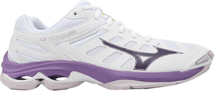(W) ミズノ ウェーブボルテージ2 白紫 V1GC246035 Buy (W) ミズノ ウェーブボルテージ2 白紫 V1GC246035