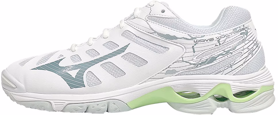 (Women) Mizuno Wave Voltage 'White Patina Green' V1GC216037 Buy (Women) Mizuno Wave Voltage 'White Patina Green' V1GC216037