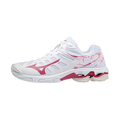 (W) Mizuno Wave Voltage 'White Red'