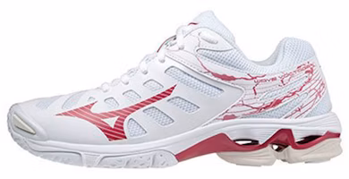 (Women) Mizuno Wave Voltage 'White Red' V1GC216065 (Women) Mizuno Wave Voltage 'White Red' V1GC216065