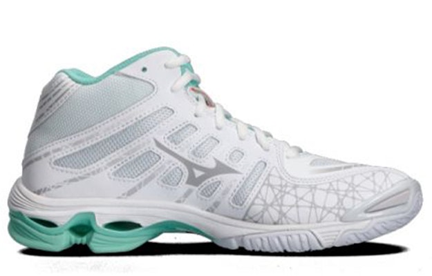 (W) 미즈노 웨이브 볼티지 미드 '화이트 그린 레드' (Mizuno Wave Voltage Mid '화이트 그린 레드') V1GC196558 Order (W) 미즈노 웨이브 볼티지 미드 '화이트 그린 레드' (Mizuno Wave Voltage Mid '화이트 그린 레드') V1GC196558