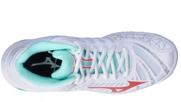 (Women) Mizuno Wave Voltage Mid 'White Green Red' V1GC196558 Purchase (Women) Mizuno Wave Voltage Mid 'White Green Red' V1GC196558