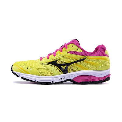 (W) Mizuno Wave Zest 'Yellow Pink White'