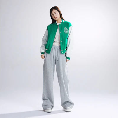 (W) MLB 23FW Jaket Baseball Hijau Los Angeles Dodgers Gaya College. 3FJPV0134-07GNL Shop (W) MLB 23FW Jaket Baseball Hijau Los Angeles Dodgers Gaya College. 3FJPV0134-07GNL