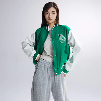 (W) MLB 23FW Jaket Baseball Hijau Los Angeles Dodgers Gaya College. 3FJPV0134-07GNL Details for (W) MLB 23FW Jaket Baseball Hijau Los Angeles Dodgers Gaya College. 3FJPV0134-07GNL