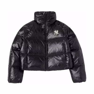 (Women) MLB Black Oversized Windproof Fashion Down Jacket 3FDJB2046-50BKS