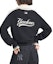 Purchase (Women) MLB Black Quarter-Zip Pullover Sweatshirt with Logo and Collegiate Style 3FKPV0444-50BKS